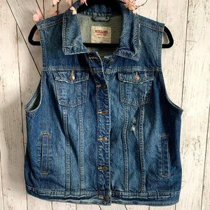 Mossimo Supply Co. Denim Vest Plus XXL